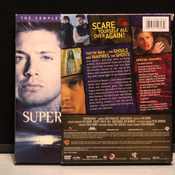 SUPERNATURAL - The Complete 2 Second Season DVD - Jared Padalecki, Jensen Ackles - Picture 2 of 4